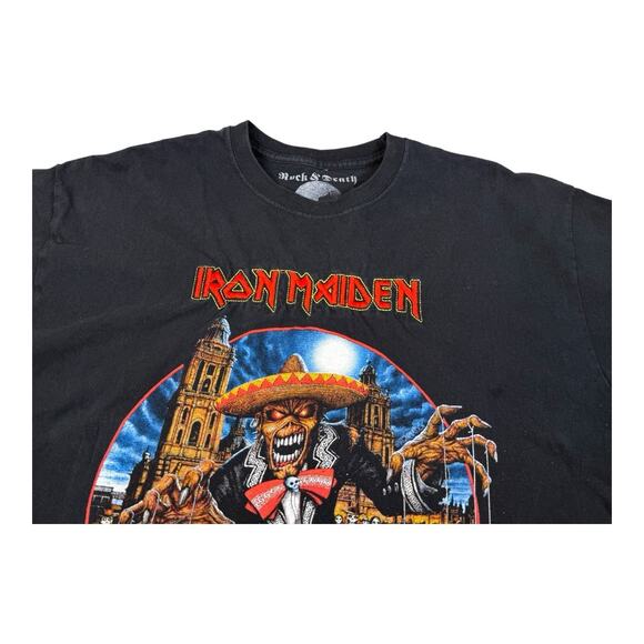 RARE Iron Maiden Legacy Of The Beast Tour Shirt XL Mexico City Night Of The Dead - Picture 9 of 10